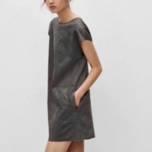 Wilfred Free Aritzia Nori Dress Vegan Faux Suede